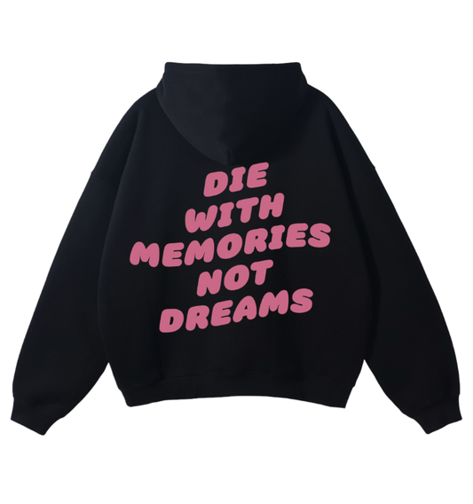 Die With Memories Puff Print Hoodie (BLACK)