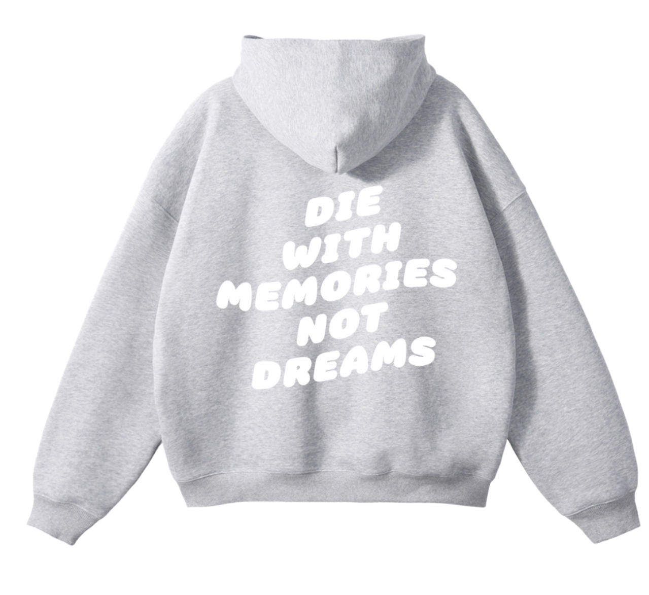 Die With Memories Puff Print Hoodie (FRENCH GREY)